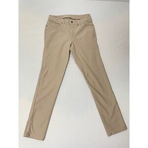 Lululemon Pants Mens‎ 30X 31 Tan ABC 5 Pocket Utilitech Slim Fit LM5ABNS